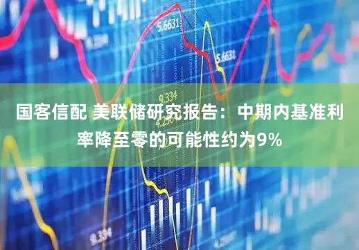 国客信配 美联储研究报告：中期内基准利率降至零的可能性约为9%