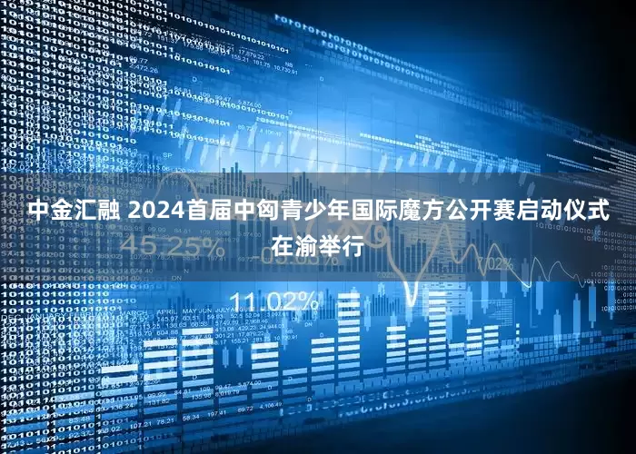 中金汇融 2024首届中匈青少年国际魔方公开赛启动仪式在渝举行