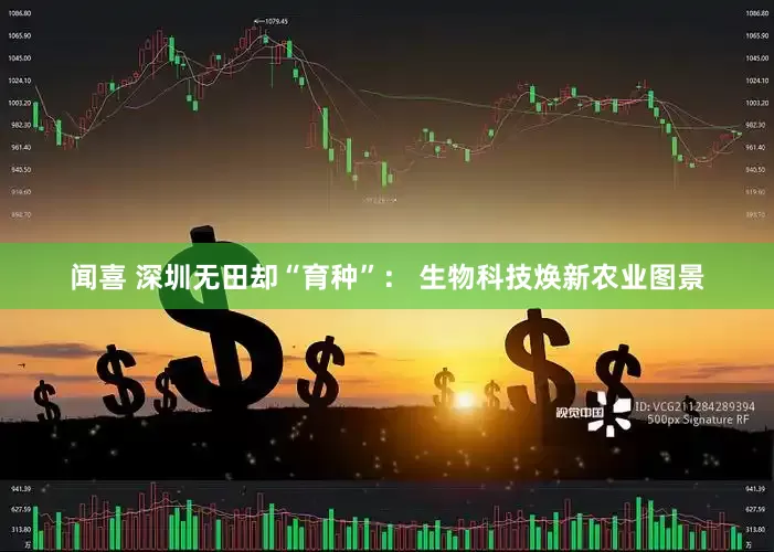 闻喜 深圳无田却“育种”： 生物科技焕新农业图景