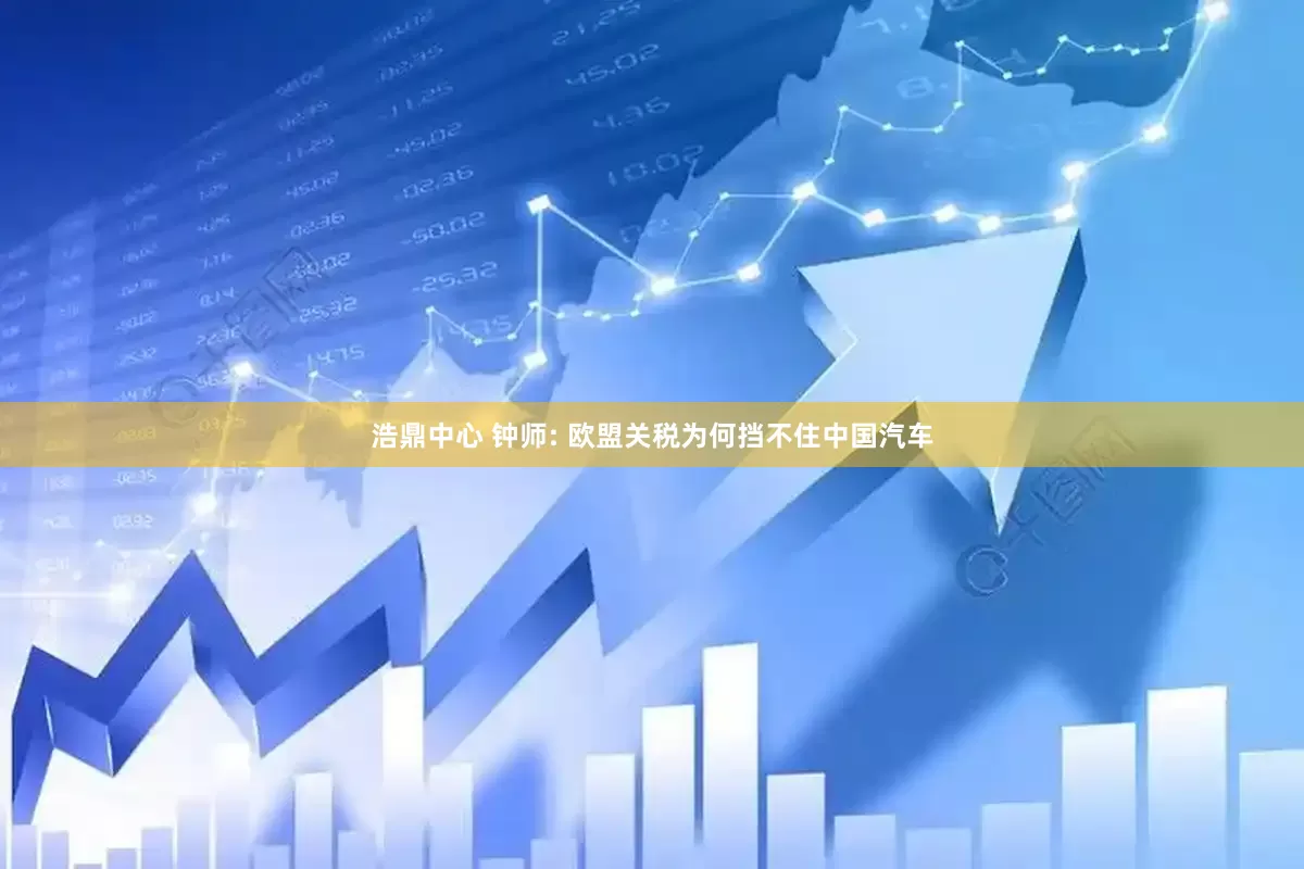 浩鼎中心 钟师: 欧盟关税为何挡不住中国汽车
